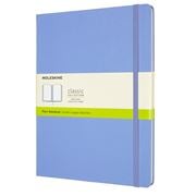 Moleskine - Classic Hard Cover Plain Notebook X-Lg Hydrangea