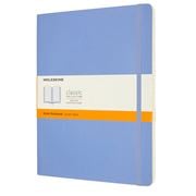 Moleskine - Classic Soft Cover Ruled Notebook X-Lg Hydrangea
