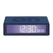 Lexon - Flip+ Reversible Travel Alarm Clock LCD Dark Blue