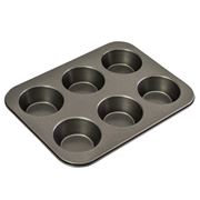 Bakemaster - Muffin Pan 6 Cup Large 35cm
