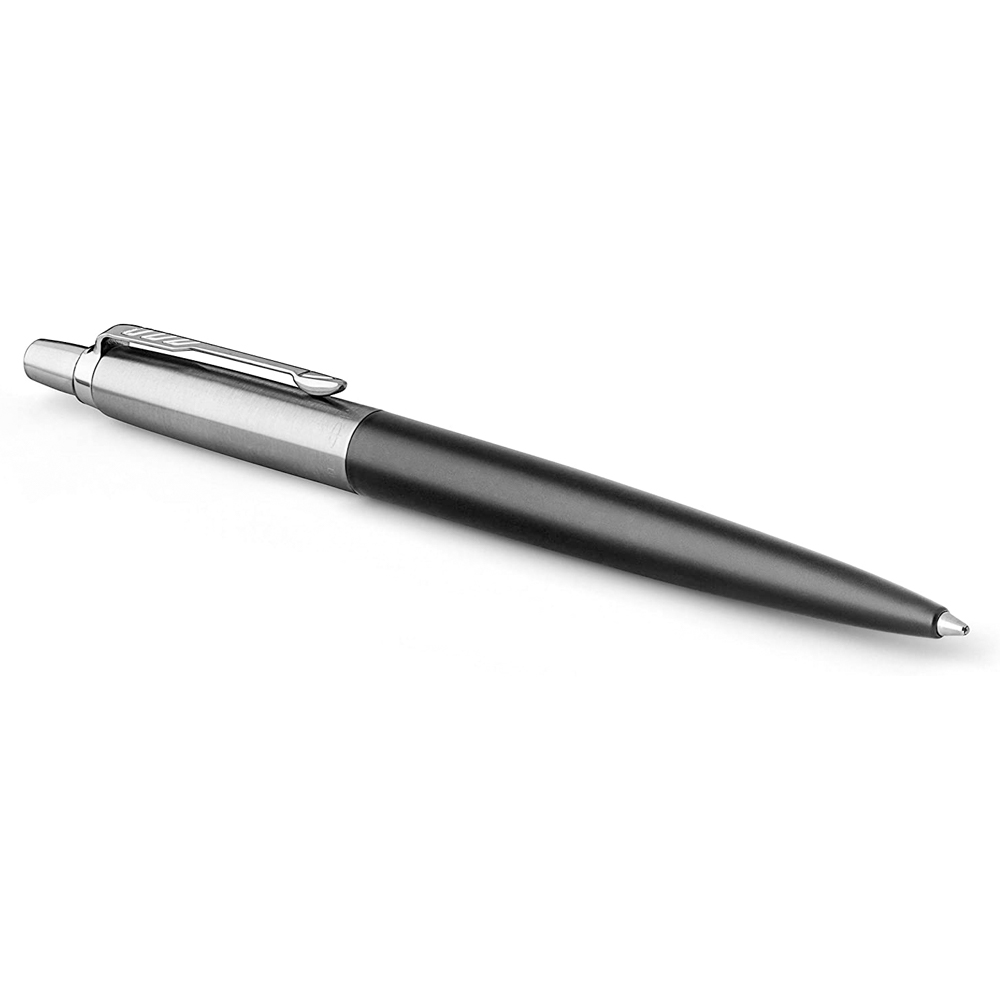 Parker - Jotter Bond Street Black Chrome Trim Ballpoint Pen | Peter's ...