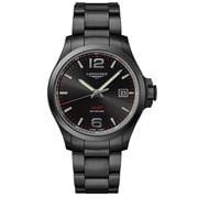 Longines - Conquest V.H.P. Black Dial & Strap Watch 43mm