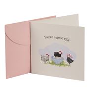 Affirmations - You're a Good Egg Greeting Card