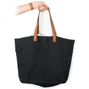Peter's - Eco-Friendly Jute Market Bag Black