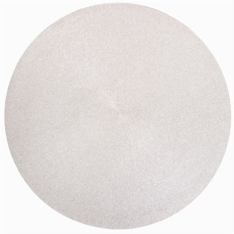 Luxe By Peter's - Placemat Beaded Silver 39cm
