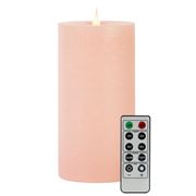 RSC - 3D Moving Flame Candle Straight Edge Medium Pink