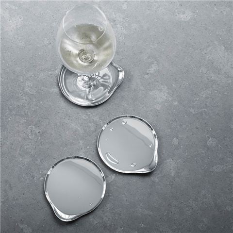Georg Jensen - Wine & Bar Coaster Set 4pce