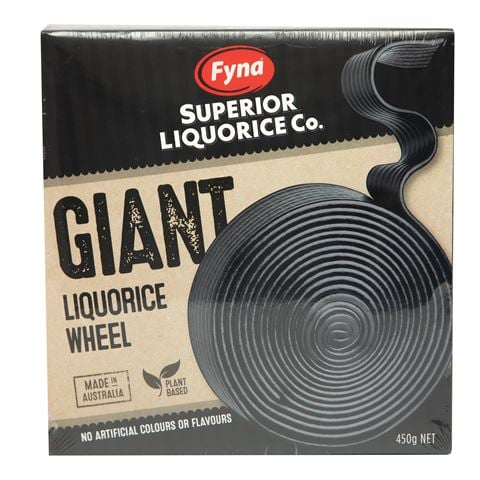 Superior - Liquorice Giant Wheel 450g