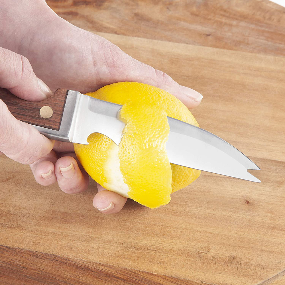 Final Touch Bartenders Bar Knife & Zester Set 2pce Peter's of