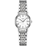 Longines - Elegant White Dial Stainless Steel Watch 25.5mm