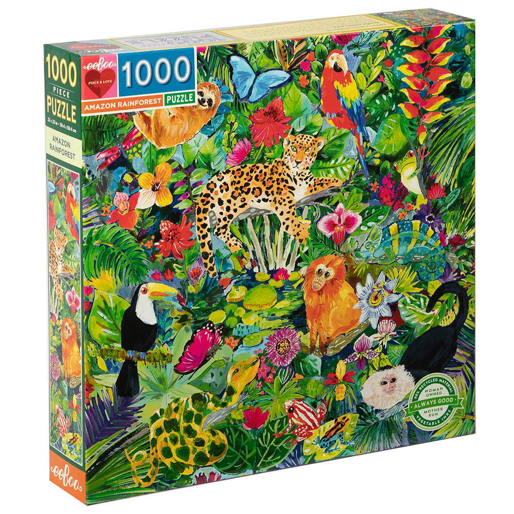 eeBoo - Amazon Rainforest Puzzle 1000pce | Peter's of Kensington