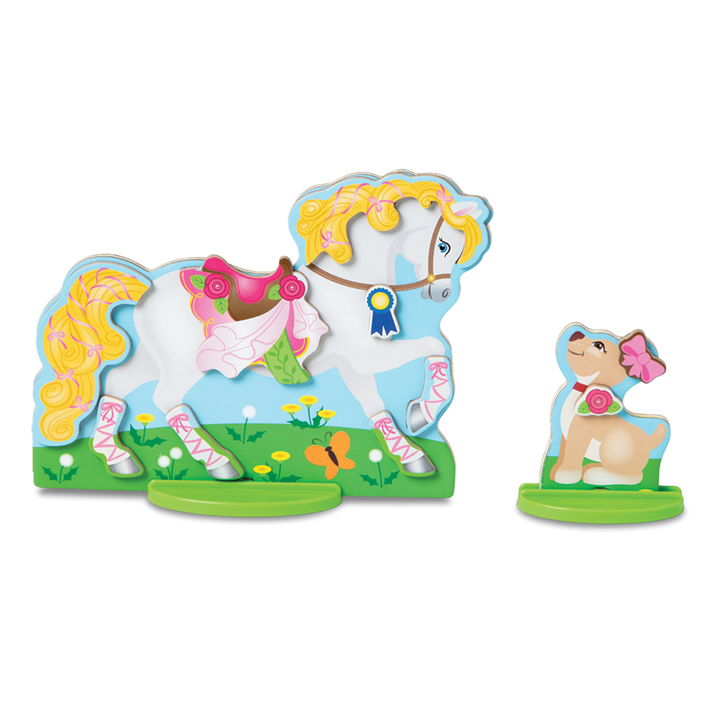 Melissa & Doug Round the Ranch Horse Rug in 2020 Horse rugs, Play horse, Horse coloring