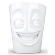 Tassen - Mug With Handle 'Joking' White 350ml