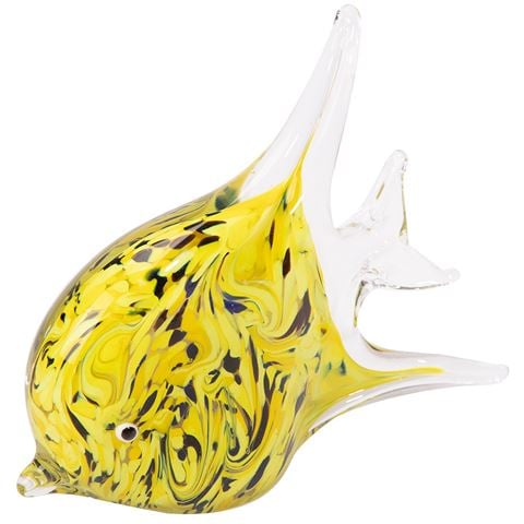 Zibo - Yellow Glass Fish