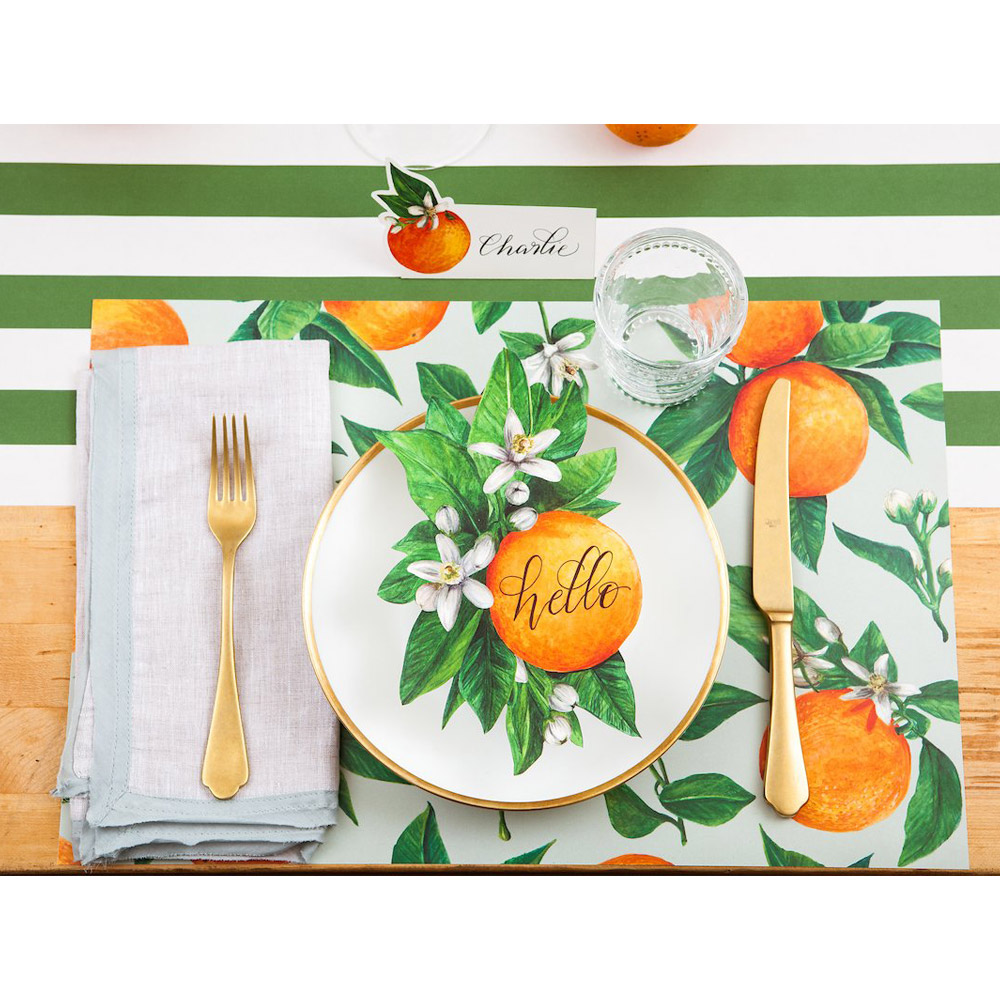 Hester & Cook - Placemats Orange Orchard Set 24pce | Peter's of Kensington