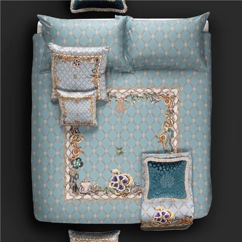 New Spider Duvet Cover Light Blue Set 4pce
