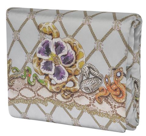 Roberto Cavalli - New Spider Silk Throw Grey 130x180cm