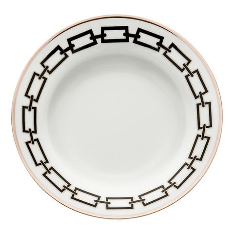 Richard Ginori - Catene Soup Plate Nero 20cm