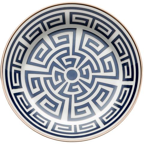 Richard Ginori Labirinto Tea Saucer Zaffiro 13.5cm - Peter's of Kensington