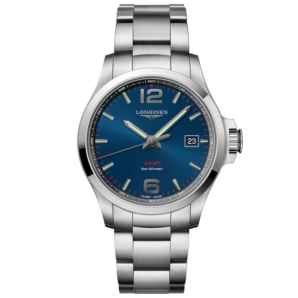 Longines - Conquest V.H.P. Blue Dial S/Steel Watch 43mm | Peter's of ...