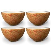 L'objet - Fortuny Ashanti Cereal Bowls Orange Set 4pce