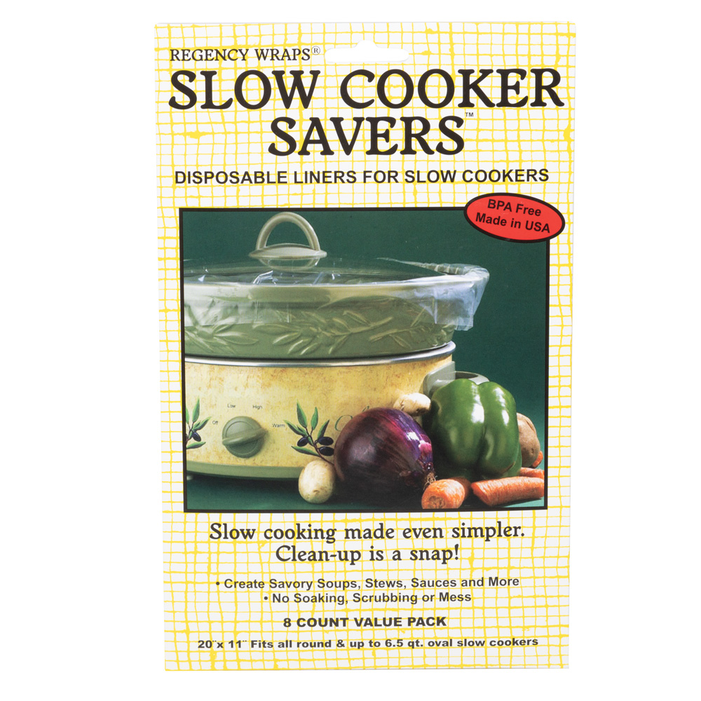 Regency 8 pk Slow Cooker Savers - Disposable Crock Pot Liner