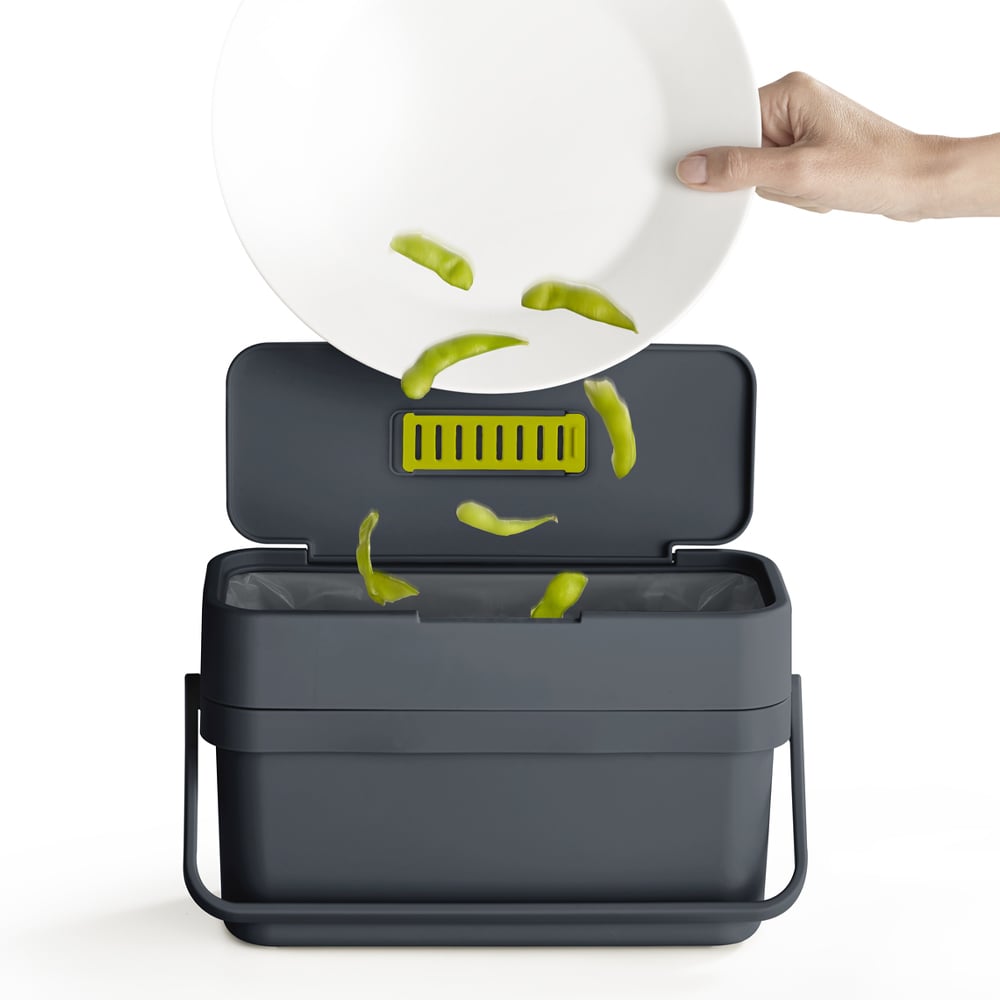 Joseph Joseph Compo 4 Food Waste Caddy Graphite Peter's of Kensington