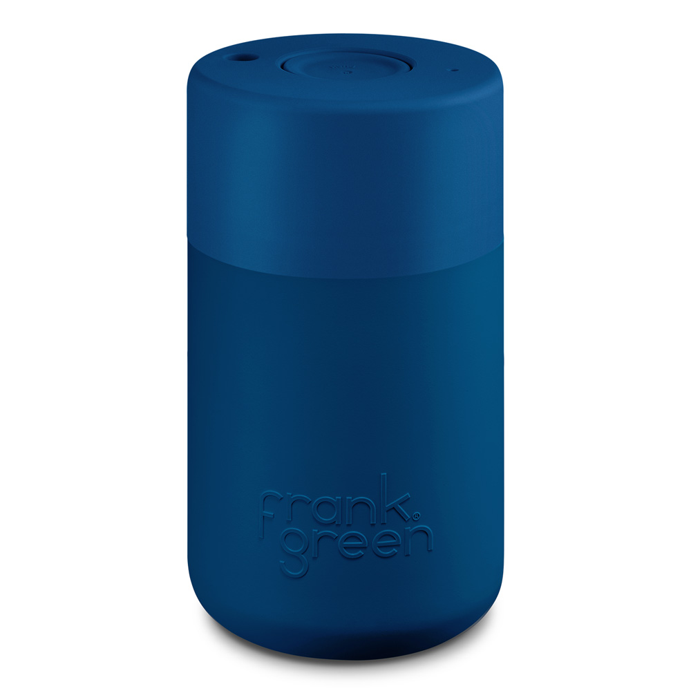 Frank Green Tap To Pay Reusable Cup Deep Ocean 340ml Peter's of