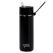Frank Green - Reusable Ceramic Bottle w/Straw Black 595ml