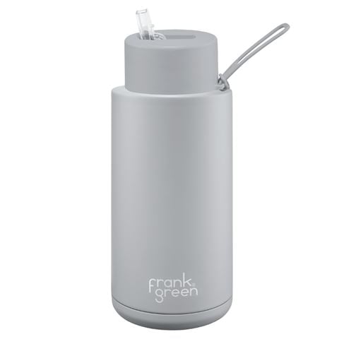 Frank Green - Ceramic Reusable Bottle w/Straw Lid Mist 1L