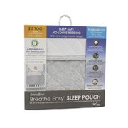 Bubba Blue - Breathe Easy 2.5 Tog Sleep Pouch White/Grey