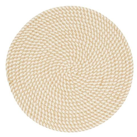 Amalfi - Hudson Placemat White/Natural 35cm