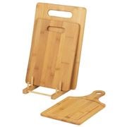 Davis & Waddell - Bamboo Cutting Board with Stand Set 4pce