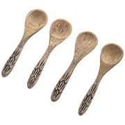 Davis & Waddell - Casablanca Wooden Dip Spoon Set 4pce