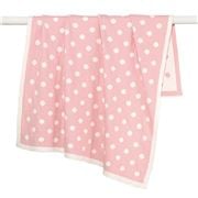 DLUX Baby - Bambam Spot Stroller Blanket Pink