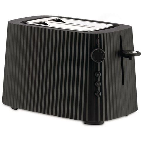 Alessi - Plisse Electric 2 Slice Toaster Black