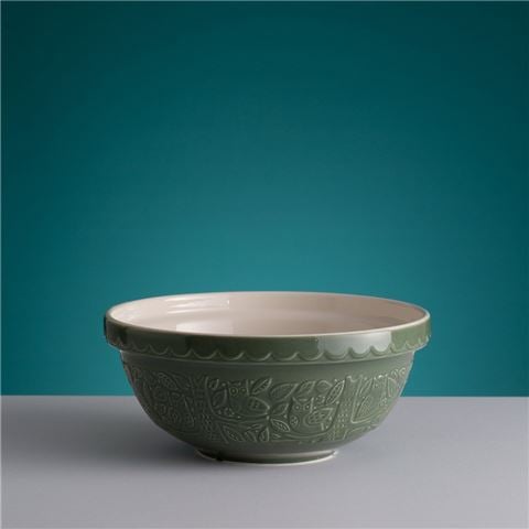 Mason Cash - In The Forest Owl Dark Green Mixing Bowl 2.7L
