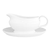 Wilkie Brothers - Gravy Boat with Saucer Set Super White