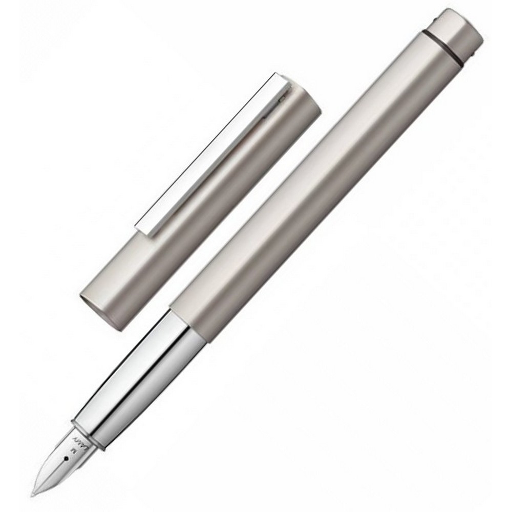 Lamy Ideos Palladium Fountain Pen Medium Peter's of Kensington