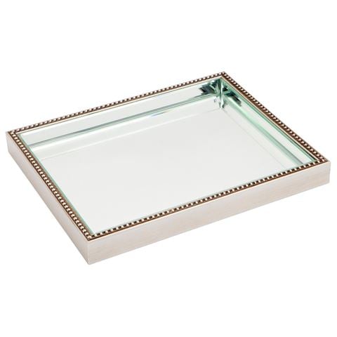 Cafe Lighting Zeta Mirror Tray Antique Silver Large - Peter's of Kensington