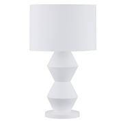 Cafe Lighting - Abstract Table Lamp White