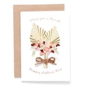Candle Bark - Mum's Flower Bunch Card