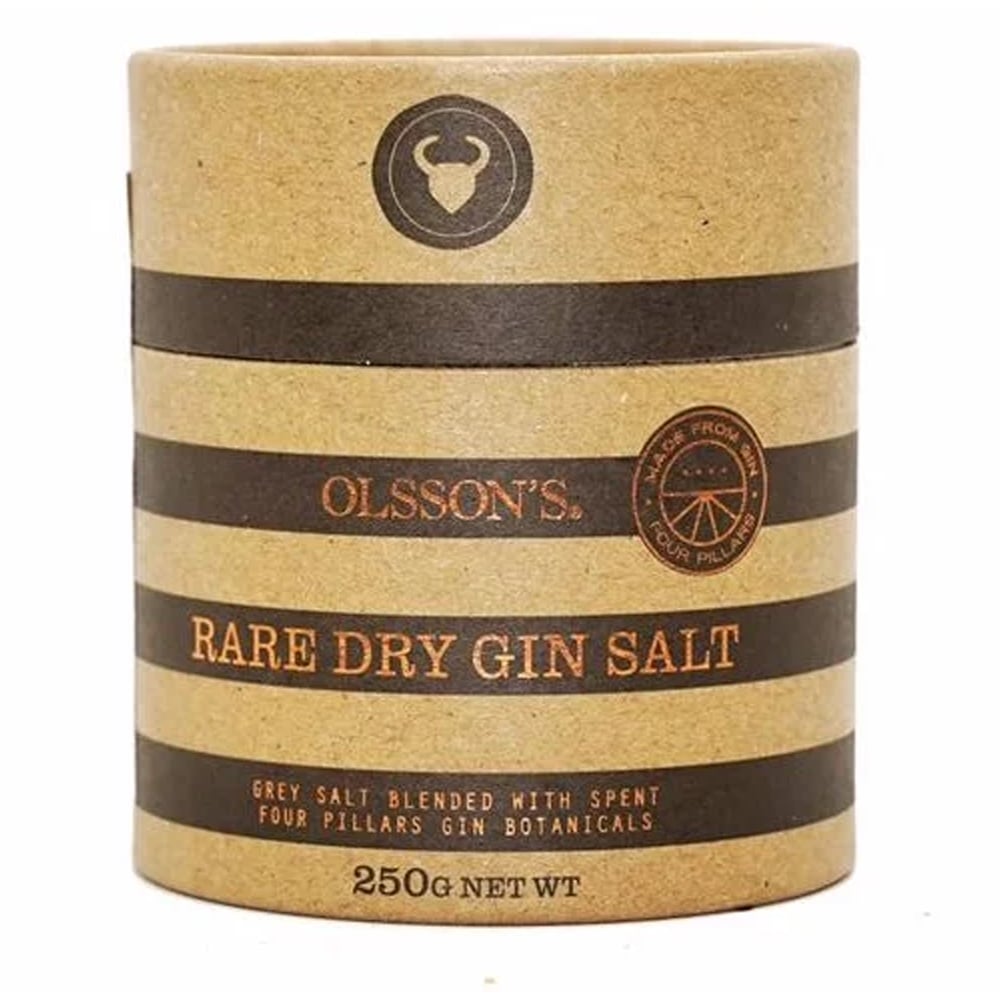 Olsson's Four Pillars Rare Dry Gin Salt 250g Peter's of Kensington