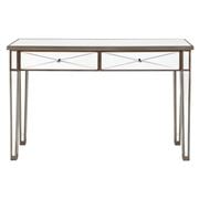 Cafe Lighting - Apolo Mirrored Console Table Antique Silver