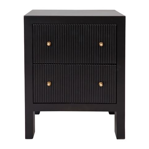 Cafe Lighting - Ariana Bedside Table Small Black