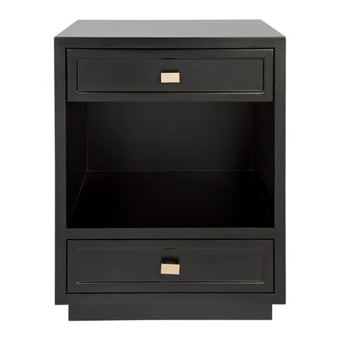 Cafe Lighting - Logan Bedside Table Black
