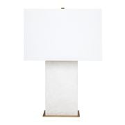 Cafe Lighting - Dominique Alabaster Table Lamp White