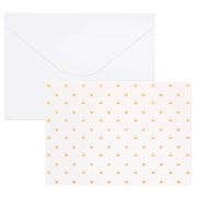 Cristina Re - Embossed Gold Polka Thank You Cards 10pce