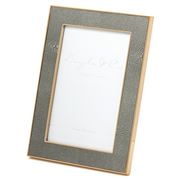 Flair Decor - Shagreen Photo Frame Green & Gold 10x15cm