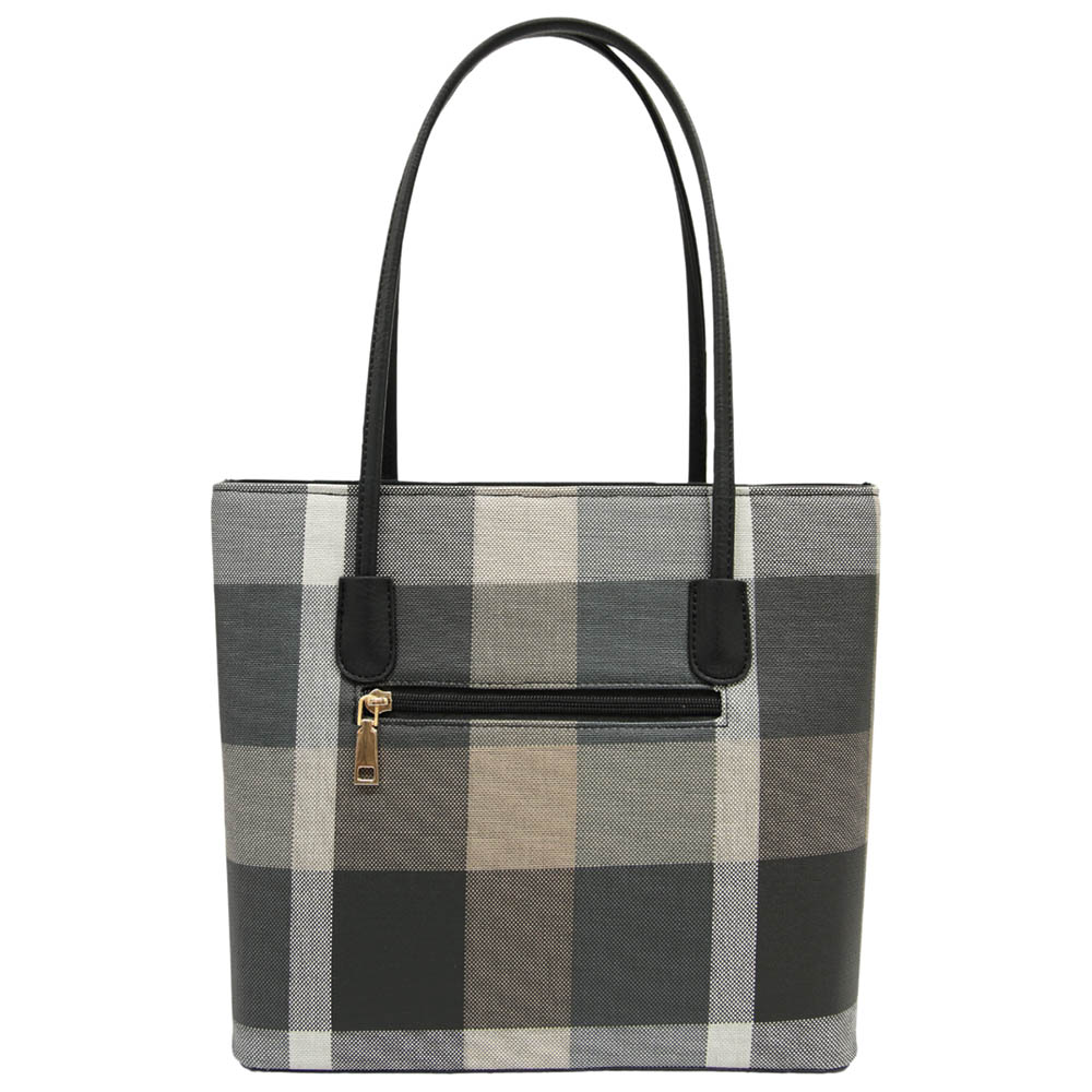 Sassy Duck - Tahlia Tote Bag Grey/Black | Peter's of Kensington